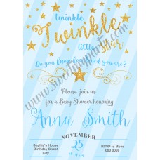 Twinkle Twinkle Little Star Boy Baby Shower,(003) Twinkle Twinkle Little Star Boy Baby Shower,(003)